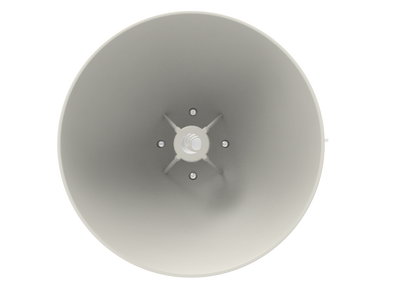 Cambium cnWave C100 28 GHz CPE white cone speaker base unit back view