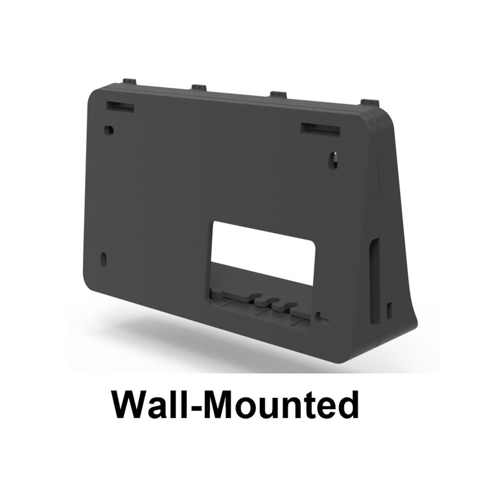 Yealink CTP25-MountKit black plastic wall mount holder rear view