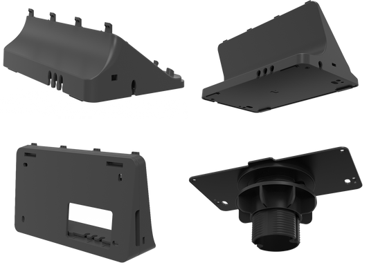 Yealink CTP25-MountKit black plastic car camera mount with brackets