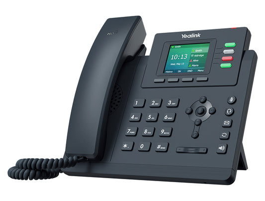 Yealink SIP-T33G | SIP-T33G IP Phone, 4 Lines, LED Display, Grey