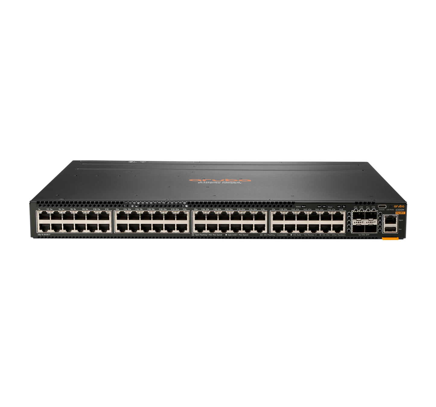 Aruba JL762A#ABG | CX 6300M 48p 1GbE, 4p SFP56, L3 Managed, Power-to-Port