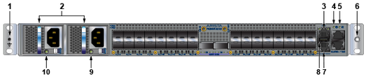 Arista DCS-7020SR-32C2-R | 32x10GbE SFP+ & 2x100GbE Uplinks, Rear-to-Front Airflow