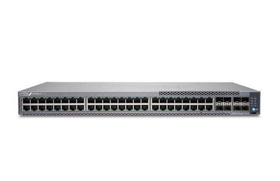 Juniper EX4100-F-48P | EX4100 Series 48 x 1GbE PoE+ Ports, 4x10G SFP+ Uplinks, 1U Switch