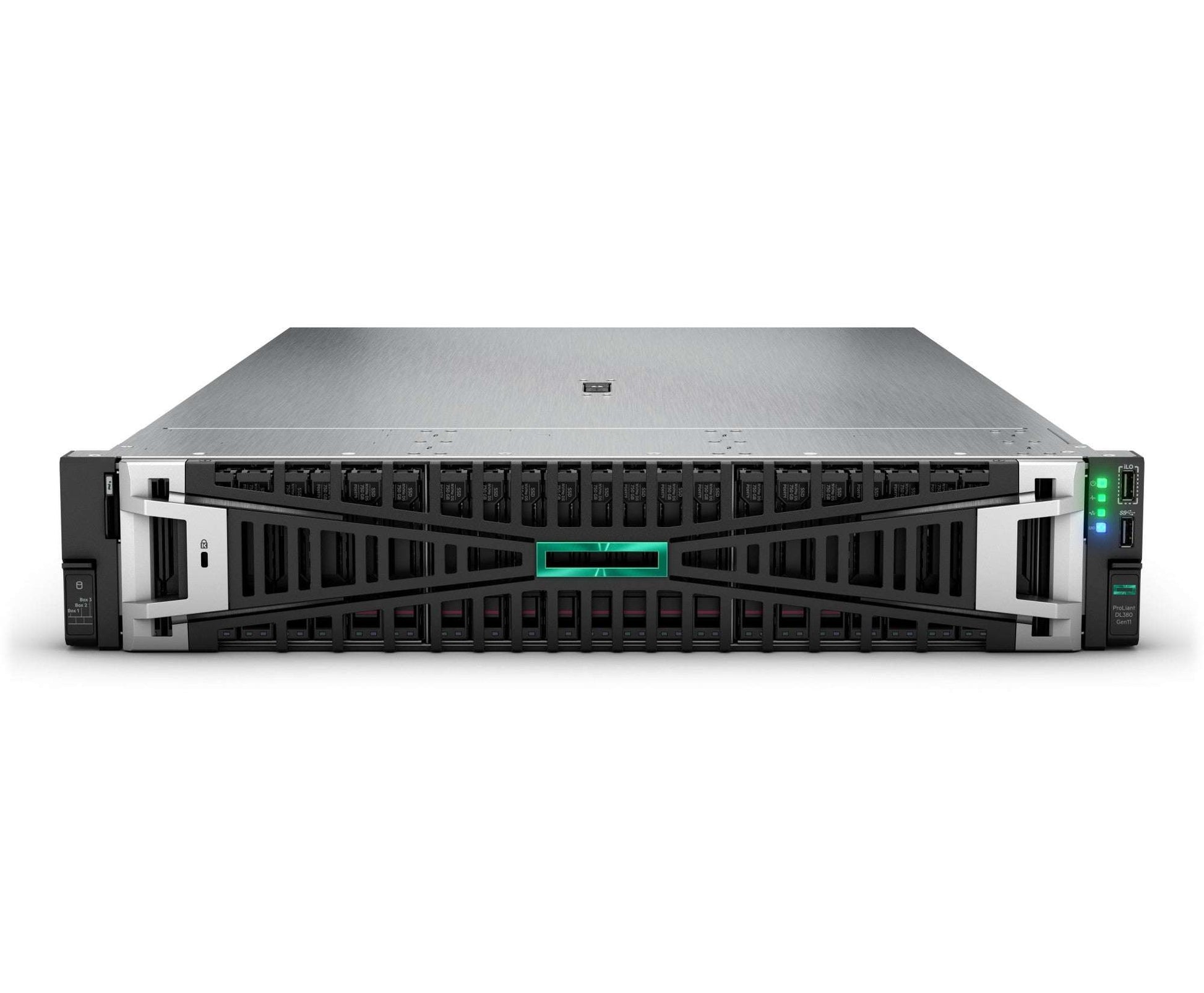 HPE P89118-375 | ProLiant DL380 Gen11 Server, Xeon 4510 12c 2.4GHz, 32GB, 12 x LFF, MR416i-o, 1TB, Dual 800W PSUs