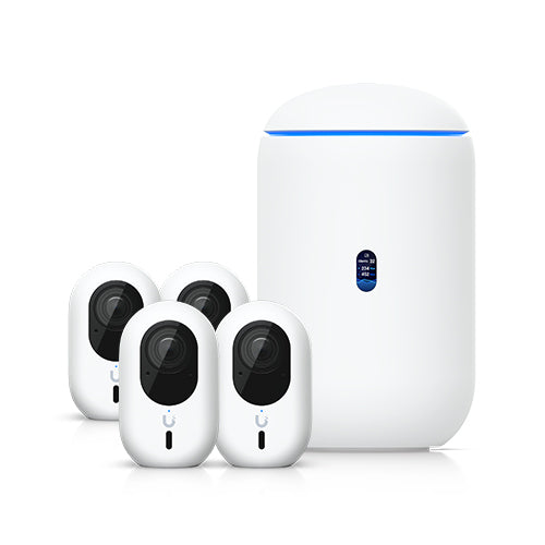 Ubiquiti NHU-UDR7-G6-INS-4 | UniFi Dream Router + G6 Instant Surveillance Bundle, 4 x Indoor Cameras