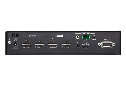 ATEN VM0202HB-AT-U | VM0202HB 2 x 2 True 4K HDMI Matrix with Audio De-embedder, IR/RS-232