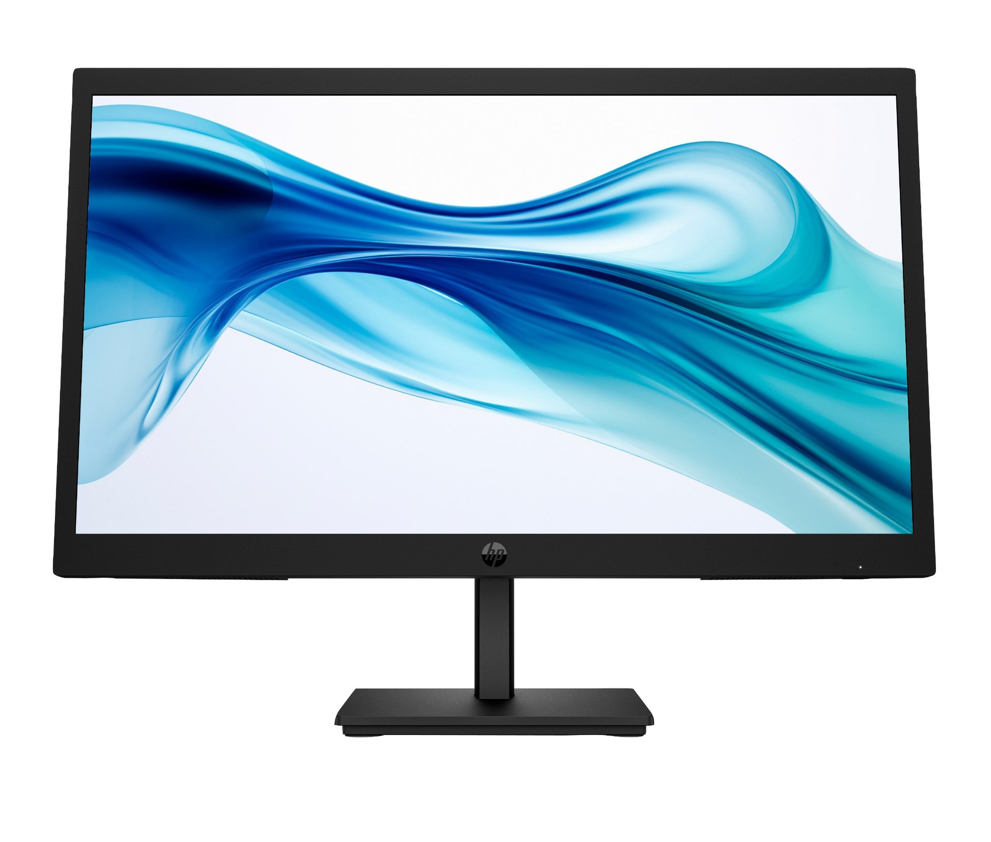 HP 9U5A2AA Series 3 Pro 21.45’’ FHD monitor with sleek black design and vibrant blue wallpaper