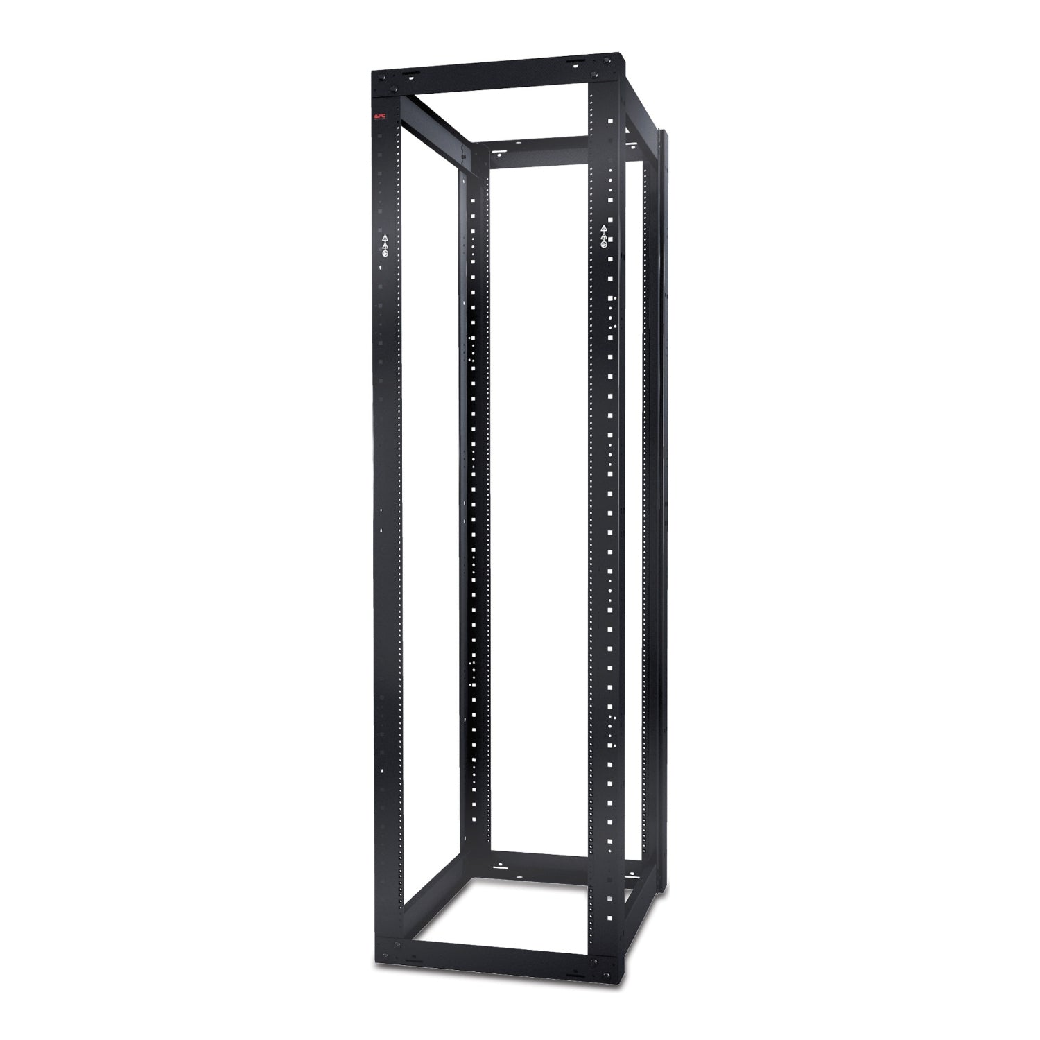 APC AR204A | NetShelter 44U 4 Post Open Frame Rack, #12-24 Threaded Ho ...