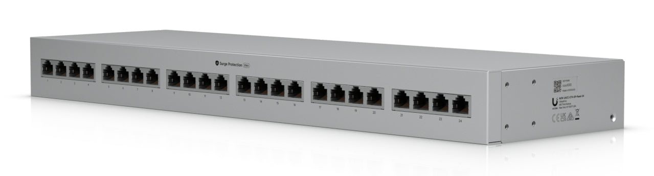 Ubiquiti UACC-ETH-SP-PANEL-24 | UACC-ETH-SP-Panel Ethernet Surge Protector Panel, 24 Ports