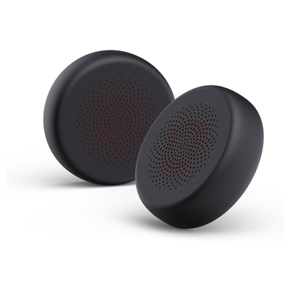 Yealink BH70/WH64-5pr black matte perforated leather ear cushions, 5 pairs