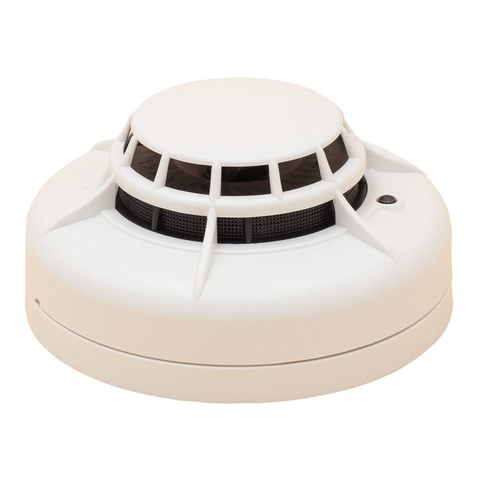 Honeywell ECO1002A photoelectric smoke thermal detector front view