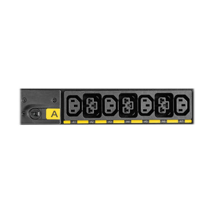 Eaton EVBAGU23X-E PDU black yellow power strip 7 outlets a1-a7