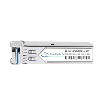 EX-SFP-GE10KT13R14-BCC | Juniper Compatible 1GB BiDi Transceiver - 10km (1000BASE-BX-U)