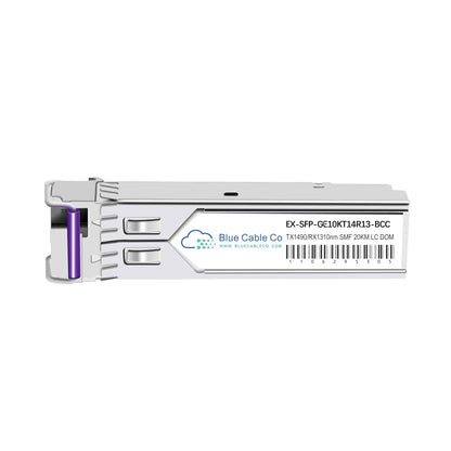 EX-SFP-GE10KT14R13-BCC | Juniper Compatible 1GB BiDi Transceiver - 10km (1000BASE-BX-D)