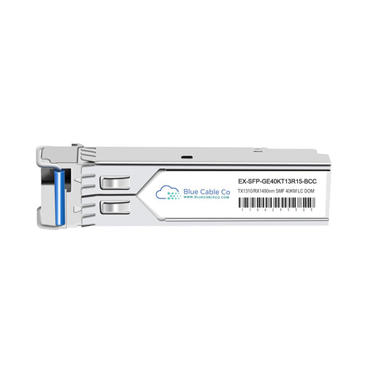 EX-SFP-GE40KT13R15-BCC | Juniper Compatible 1GB Single-Mode 40km (1000BASE-BX40-U) Industrial