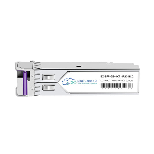 EX-SFP-GE40KT15R13-BCC | Juniper Compatible 1GB Single-Mode 40km (1000BASE-BX40-D) Industrial