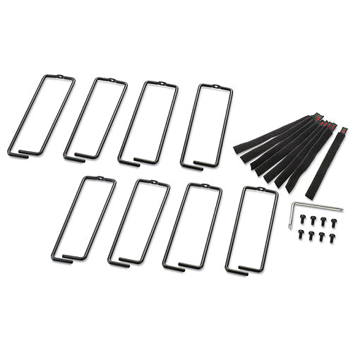 APC AR7707 | Vertical Cable Manager, Rings, Set of 8, for 750 & 800mm Wide Enclosures