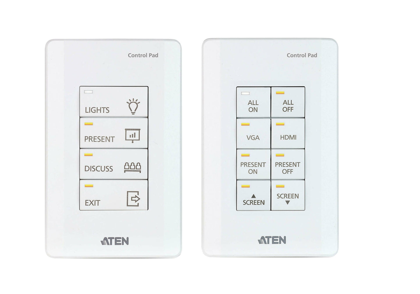 ATEN VK0100-AT | VK0100 Control Pad - 8 Buttons, 2x RS-232, 2x Relay, Ethernet