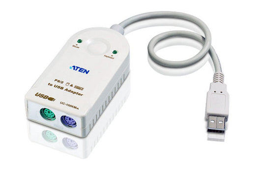 ATEN UC100KMA-AT | UC100KMA USB to 2 x PS/2 Active Adapter Cable, 0.3 m, USB-A, White