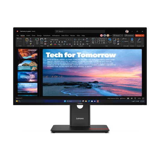 LENOVO 64AAGAR2AU | 27" Quad HD LED Monitor, 2560x1440, 75Hz, HDMI/DP