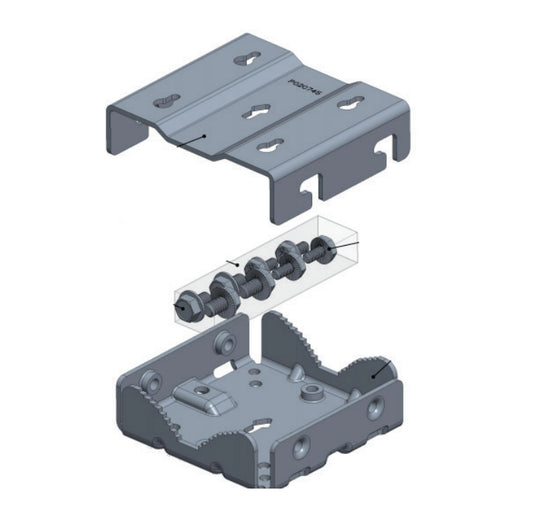 Cambium Networks C000000L136A | cnWave V5000 Universal Wall Mount Bracket, Q235 Steel