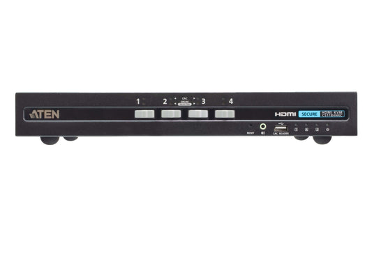 ATEN CS1184H4C-AT-U | CS1184H Secure KVM Switch, 4 x HDMI, CAC, PSD PP v4.0, 4K 30Hz