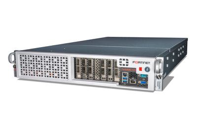 Fortinet FortiADC-5000F rear view with multiple Ethernet ports