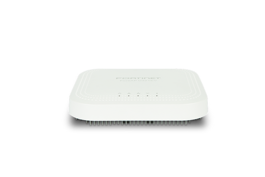 Fortinet FAP-U321EV-N white matte wireless access point back view