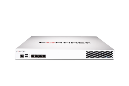 White Fortinet FortiAnalyzer-300G FAZ-300G security appliance front view