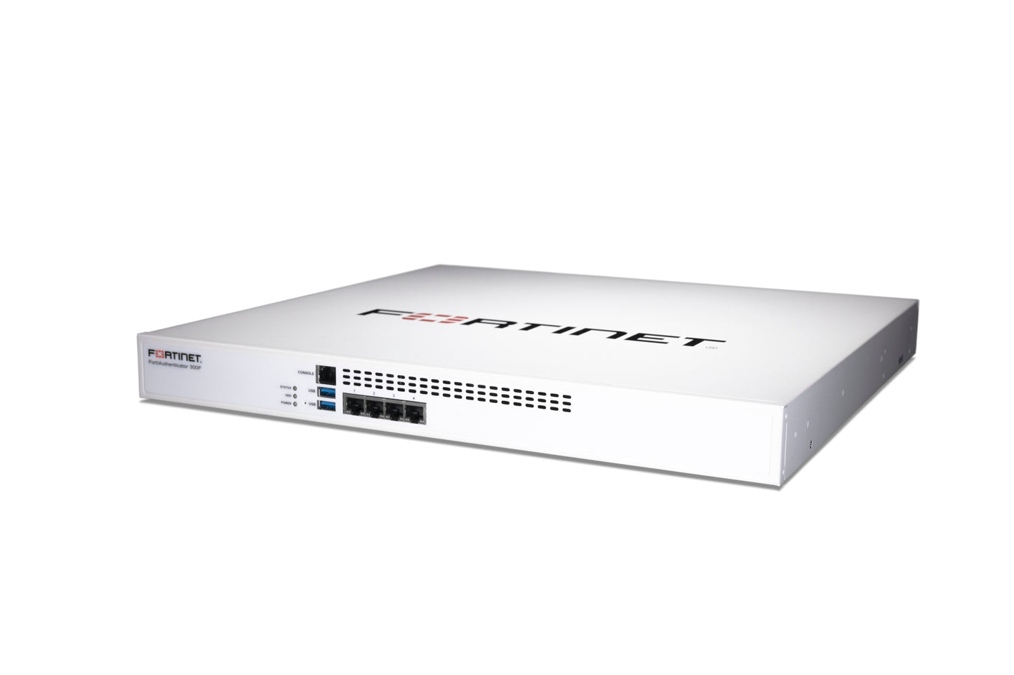 Fortinet FAC-300F FortiAuthenticator-300F white firewall with 4x GE RJ45 ports