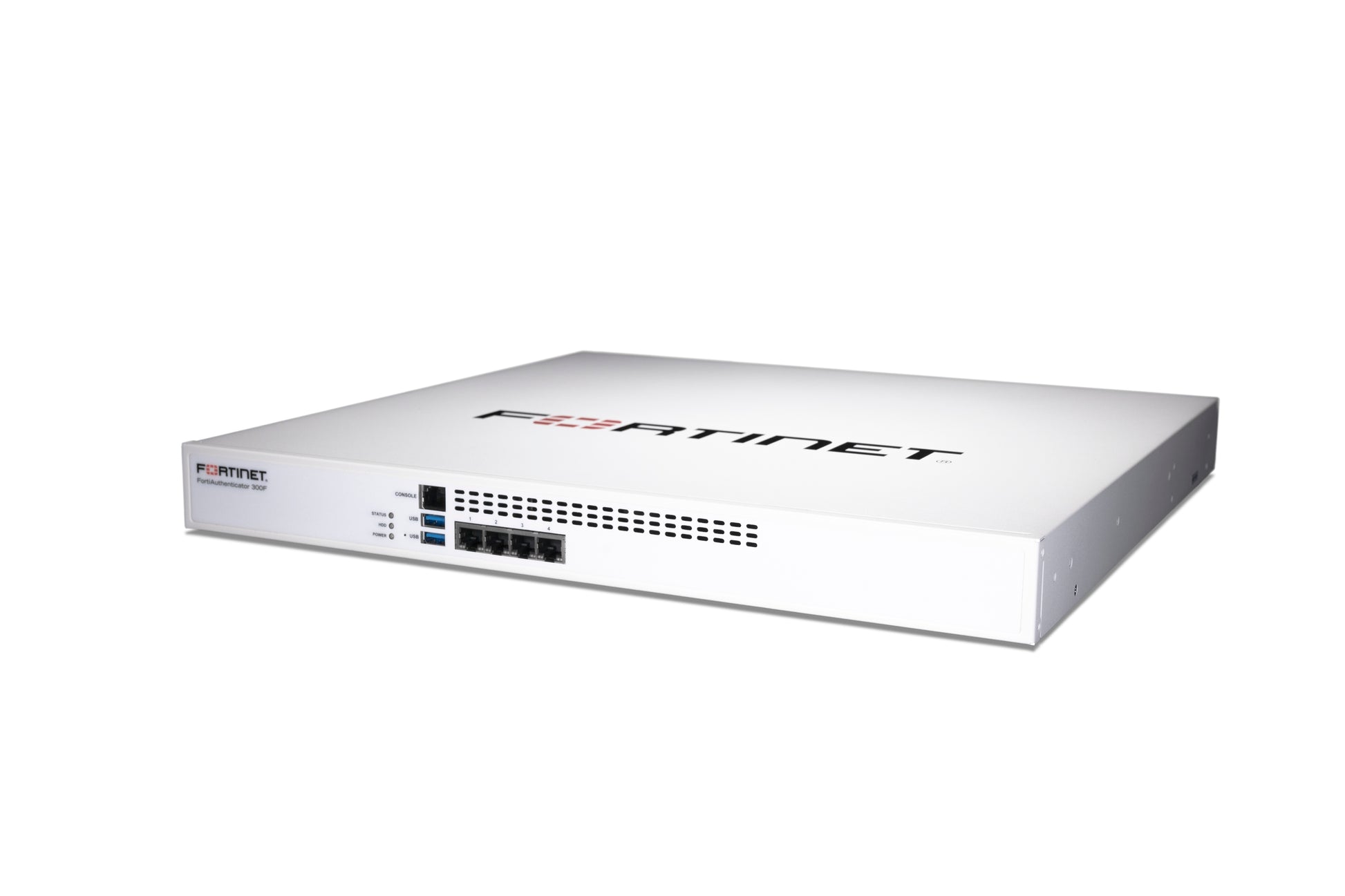 Fortinet FAC-300F FortiAuthenticator-300F white firewall with 4x GE RJ45 ports