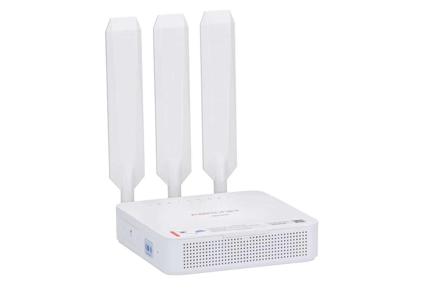 Fortinet FEX-201F-EA FortiExtender 201F white LTE CAT7 router with antennas