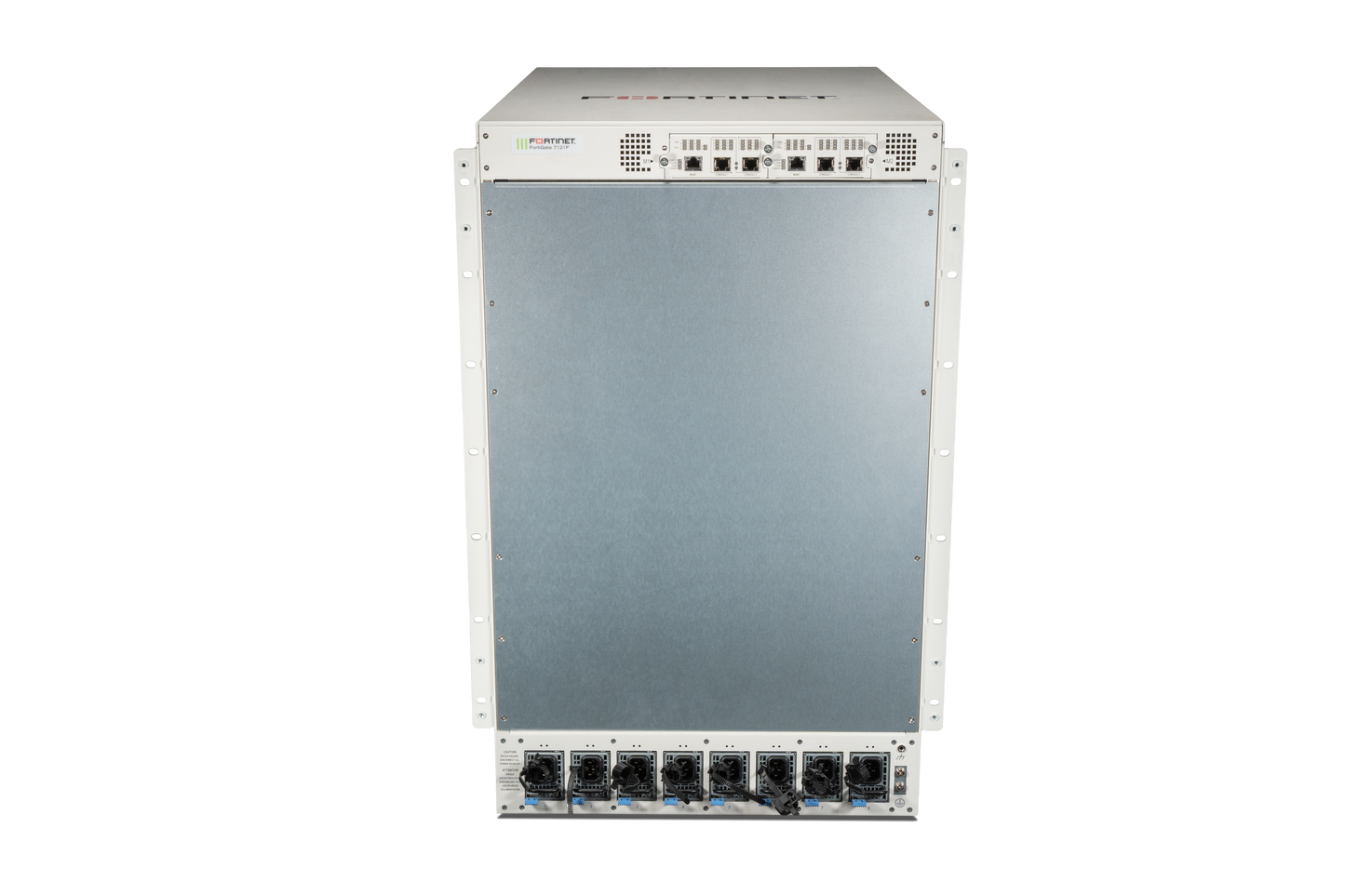 Fortinet FG-7121F-DC-CH FortiGate-7121F chassis with white rack-mount design