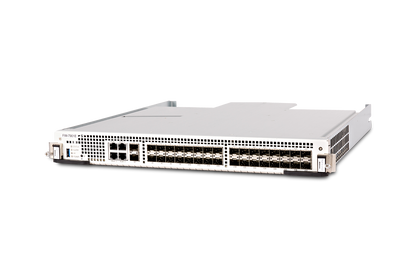 Fortinet FIM-7901E network switch with 4x GE RJ45 and 34x 10GE SFP+ ports