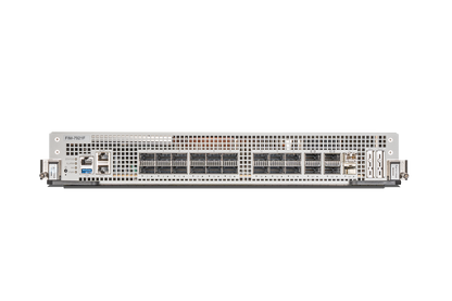 Fortinet FIM-7921F front panel with ventilation grid and ports
