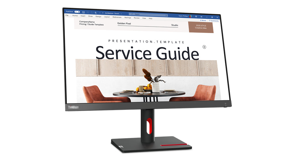 Lenovo 63DEKAR3AU | ThinkVision S24i-30 23.8" FHD Monitor, 1920 x 1080, AU Plug