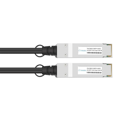 FN-CABLE-QSFP+X-BCC | Fortinet Compatible QSFP to QSFP Copper DAC Cable, 40GB, 40GBASE-CR4 | 1 to 5M