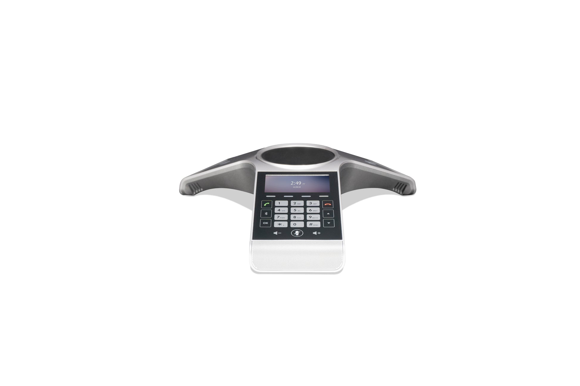 Fortinet FON-C71 silver white HD IP conference phone with display keypad