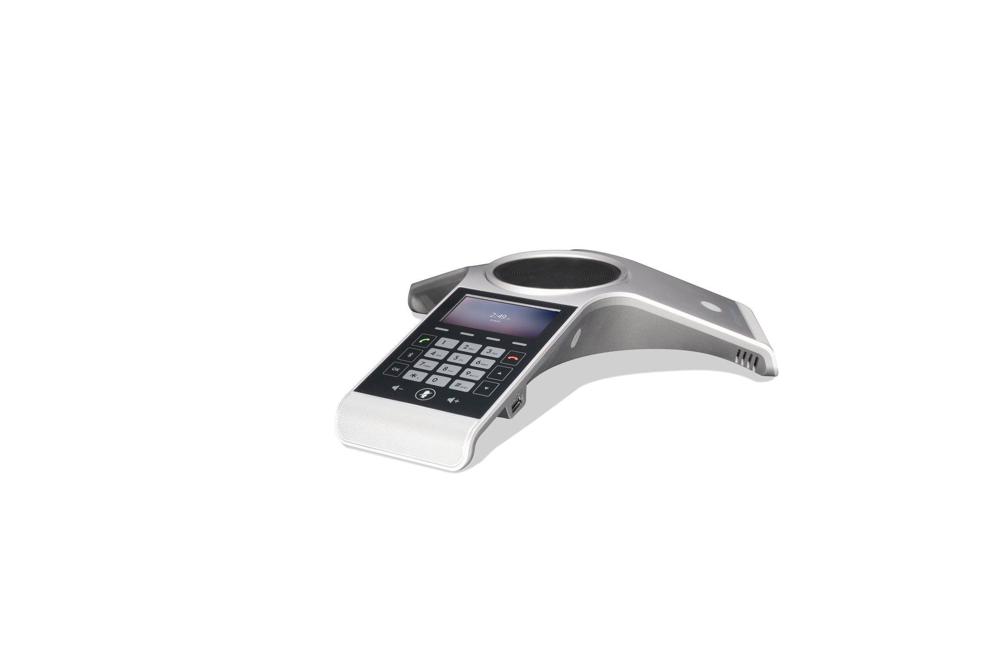 Fortinet FON-C71 silver white HD IP conference phone with touchscreen