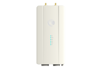 Cambium ePMP 5 GHz Force 400C cream wireless router with gold antennas