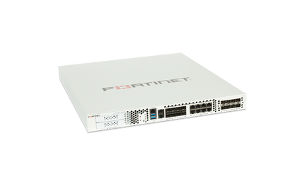 White Fortinet FortiADC-2000F USG with multiple ports and vents