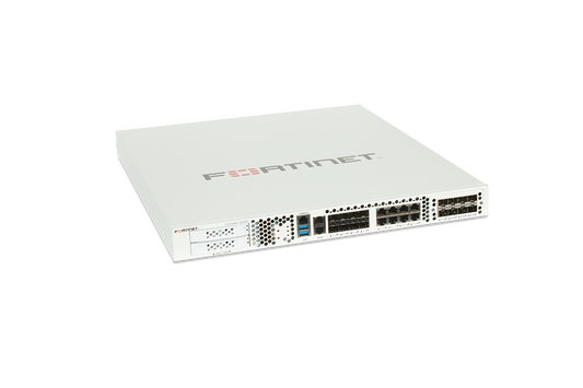 White Fortinet FortiADC-2000F USG with multiple ports and vents