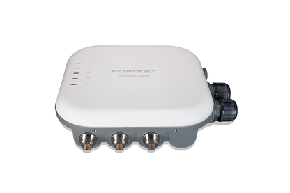 Fortinet FAP-432F-N outdoor tri-radio wireless access point, white sleek design