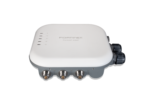 Fortinet FAP-432F-N outdoor tri-radio wireless access point, white sleek design