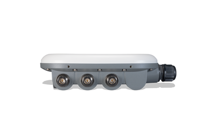 Fortinet FAP-432F-N gray white outdoor wireless access point rear with antenna ports