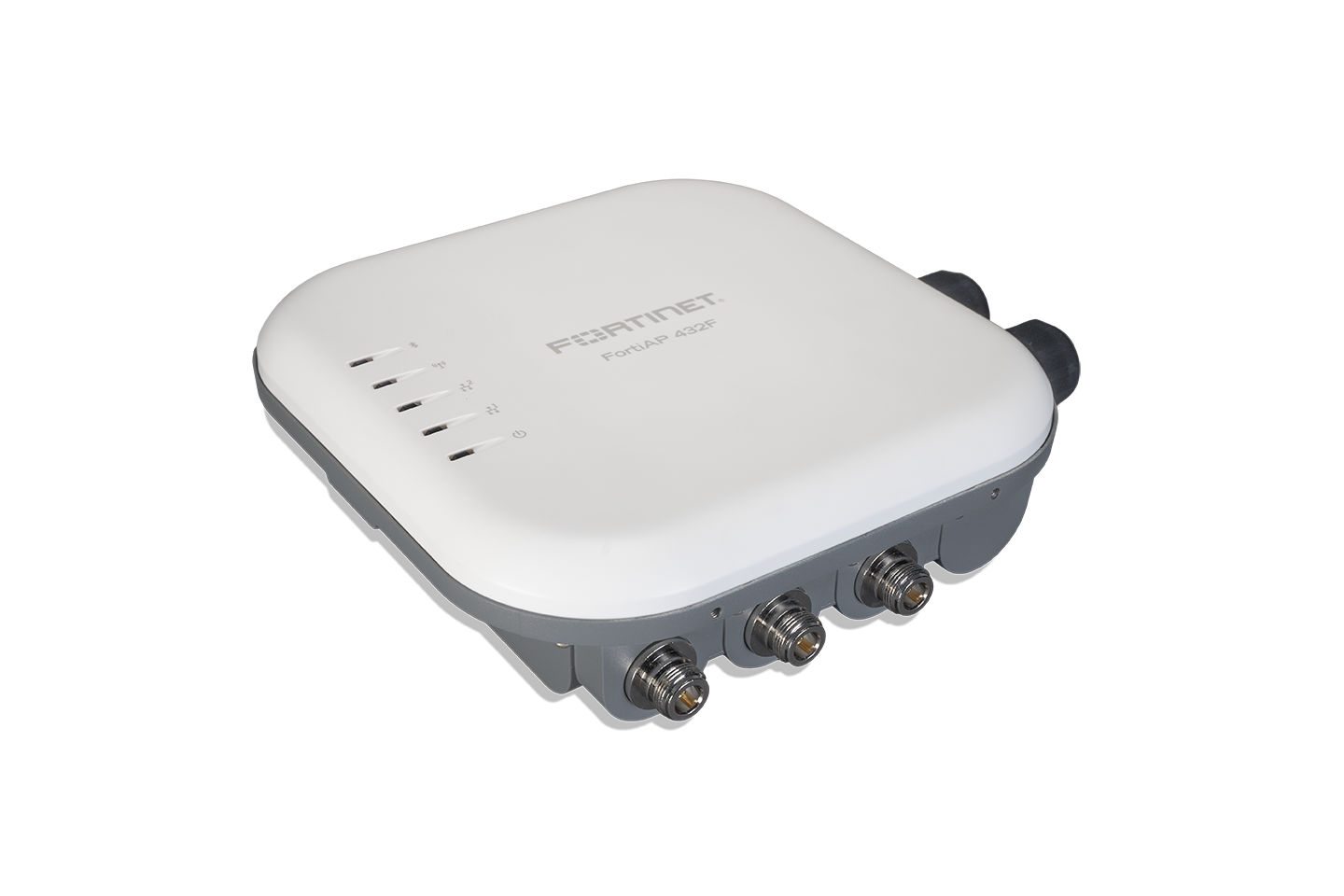 Fortinet FAP-432F-N outdoor tri-radio access point, white-gray sleek design