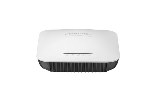 Fortinet FBS-10F-WIFI-N white black WiFi access point sleek rectangular design