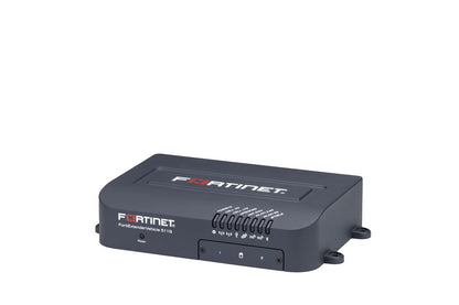 Dark gray Fortinet FortiExtenderVehicle-511G S11G 5G WAN router with vents