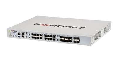 Fortinet FG-201G white security appliance with Ethernet ports and ventilation