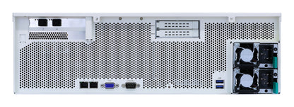 Fortinet FMG-3100G white perforated chassis with black fans and ports